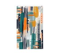 Bandiere astratte arte moderna 3x5 FT acquerello giardino bandiera banner doppio lato per casa cortile esterno interno festa decorativa