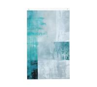 Bandiere astratte blu 3x5 FT bandiera da giardino moderna banner doppio lato per casa cortile esterno interno festa decorativa