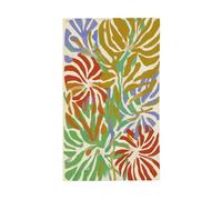 Bandiere astratte colorate floreali Boho Yard House, 0,9 x 1,5 m, striscione di auguri con occhielli per interni ed esterni, feste decorazioni per la casa