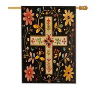 Bandiere autunnali con foglia d'acero e zucca, 71 x 101 cm, double face, per esterni, vintage, autunno, Ringraziamento, tela verticale, bandiera per la casa, per vacanze, cortile, cortile