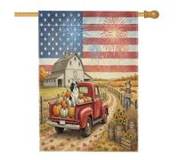 Bandiere autunnali giapponesi per la casa del cane, 71 x 101 cm, per esterni, bandiere verticali standard in lino per fattoria autunnale, decorazione per esterni stampata