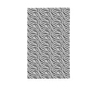 Bandiere bianche con tigre nera e strisce nere, 0,9 x 1,5 m, striscione di auguri con occhielli per interni ed esterni, decorazioni per la casa