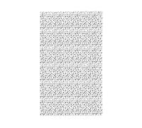 Bandiere bianche e nere a pois per la casa, 0,9 x 1,5 m, striscione di auguri con occhielli per interni ed esterni, decorazioni per la casa