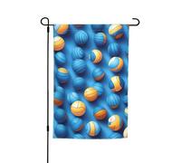 Bandiere blu da giardino con stampa pallavolo 30,5 x 45,7 cm bandiera per tutte le stagioni decorazione esterna cortile per patio