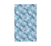 Bandiere blu marmorizzate per casa da cortile, 9,6 x 1,5 m, striscione di auguri con occhielli per interni ed esterni, decorazioni per la casa