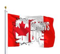 Bandiere canadesi Elbows Up 3x5 per esterni Never 51 Apparel Flags For Room Guys Fun Flag Banner per esterni