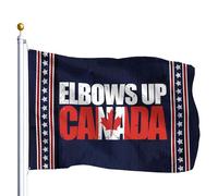 Bandiere canadesi "Elbows Up" per la stanza degli adolescenti, bandiere "Never 51 Apparel" per la stanza dei ragazzi, arazzo "Happy" per la classe, decorazione per interni ed esterni per il portico