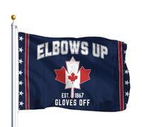 Bandiere canadesi "Elbows Up" per la stanza degli adolescenti, bandiere per abbigliamento "Never 51", arazzo estetico per striscioni da esterno per la pesca.