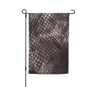 Bandiere classiche in pelle di serpente per esterni, 30,5 x 45,7 cm, stampa su entrambi i lati, bandiera da giardino per esterni, bandiera per vacanze con occhielli, bandiera per casa e cortile, per