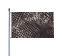 Bandiere classiche in pelle di serpente per esterni, 9 x 1,5 m, bandiera stagionale da giardino con occhielli bandiera esterna per decorazioni per la casa sfondo fotografico