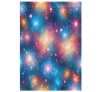 Bandiere colorate da giardino autunnali con galassia e stelle, resistenti alle intemperie, decorazione natalizia per esterni, 71,1 x 101,6 cm