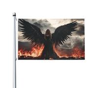 Bandiere colorate per la casa del cortile, con molti fiori colorati, striscione di auguri stagionale con occhielli per interni ed esterni, decorazioni per la casa