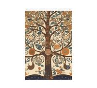 Bandiere con albero della vita per esterni, 0,6 x 0,9 m, stampa verticale su entrambi i lati, bandiere da giardino per esterni, striscione per vacanze con occhielli, bandiera per casa, cortile, per