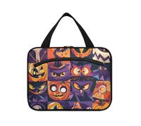 Bandiere con elementi di Halloween Hanging Kit da viaggio con gancio, Accessori di design Kit da barba Borse per gli uomini per le donne Must Travel bolso de maquillaje para Mujer L