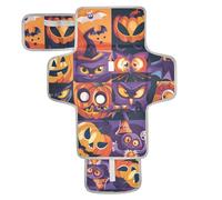 Bandiere con elementi di Halloween Riutilizzabile pannolino fasciatoio pad con tasca in tessuto impermeabile pad per bambino infantile stazione di viaggio kit cambiadores de pa?ales para Bebes