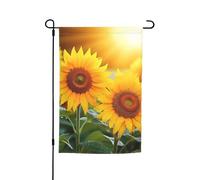 Bandiere con fiori di girasole per esterni, 30,5 x 45,7 cm, stampa su entrambi i lati, bandiera da giardino per esterni, bandiera per vacanze con occhielli, bandiera per casa, cortile, per fattoria