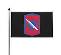 Bandiere con insegne a spalla della 39a Brigata di Fanteria da Combattimento, per esterni, 3x5 piedi, in poliestere resistente, bifacciali, per decorazioni da giardino, per casa, cortile, festival, ba