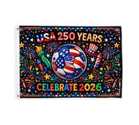 Bandiere con palla da calcio per esterni, torce celebrative festive fuochi d'artificio celebrazioni bandiere decorative rosse banner all'aperto resistente allo sbiadimento decorazione per portico