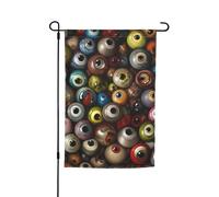 Bandiere con palline per esterni, 30,5 x 45,7 cm, stampa su entrambi i lati, bandiera da giardino per esterni, bandiera per vacanze con occhielli, bandiera per casa, cortile, per fattoria, prato