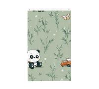 Bandiere con panda della foresta, 9 x 1,5 m, bandiera da giardino a farfalla su entrambi i lati, per casa, cortile, esterno, interno, festa decorativa