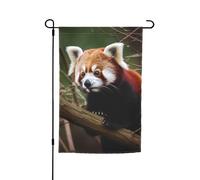 Bandiere con panda rosso su ramo di un albero per esterni, 30,5 x 45,7 cm, stampa su entrambi i lati, bandiere da giardino per esterni, bandiera per vacanze con occhielli, bandiera per casa da cortile