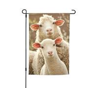 Bandiere con stampa di pecore e agnelli da giardino, 30,5 x 45,7 cm, su entrambi i lati, decorazione stagionale per la casa e per tutte le stagioni