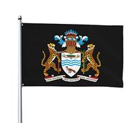 Bandiere con stemma della Guyana, bandiere decorative per esterni 3x5ft Bandiere in 100% poliestere Bandiere esterne per tutte le stagioni, il colore è brillante e facile da sbiadire, asciugatura rap