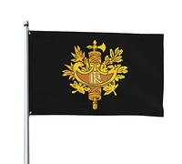 Bandiere con stemma della Repubblica francese, bandiere decorative per esterni 3x5ft Bandiere in 100% poliestere Bandiere esterne per tutte le stagioni, il colore è brillante e facile da sbiadire, as
