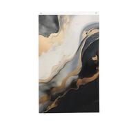 Bandiere con texture in marmo nero grigio 3 x 5 FT bandiera da giardino astratta banner doppio lato per casa cortile esterno interno festa decorativa