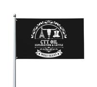 Bandiere CTT per esplorazione petrolifera e me, 3x5 piedi, decorazione per esterni e interni, stendardo per processione con 2 occhielli