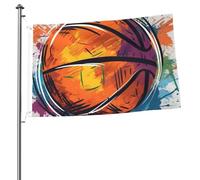 Bandiere da 2x3 piedi, bandiera bifacciale, bandiera esterna da basket, colorata, schizzo, divertimento, divertente, benvenuto, giardino, cortile, striscioni per casa, giardino, cortile, prato, decora