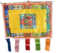 Bandiere da appendere alla parete con cultura buddista tibetana, da appendere alla parete, decorazione da parete, decorazione per la stanza, 1 pezzo