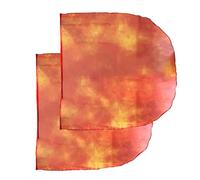 Bandiere da ballo | Fiamme in chiffon decorazione per l'adorazione | Asta telescopica per bandiere in chiffon, per esecuzione all'aperto, chiesa, celebrazione, allenamento, palcoscenico, fotografia