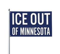 Bandiere da esterno ShoutIceflag per la protesta contro il ghiaccio, 3x5 piedi.