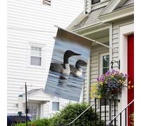 Bandiere da giardino 3 x 5 Ft 200d Heavy Welcome Banner con occhielli in ottone decorazione banner bandiera all'aperto Loon Birds Yard bandiere per tutte le stagioni bandiera decorazione esterna