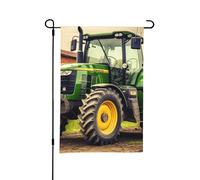 Bandiere da giardino 30 × 45 CM bandiere di benvenuto verticali a tema trattore Flas bandiera da giardino su entrambi i lati banner decorativi per esterni per tutte le stagioni Holiday Yard Fattoria