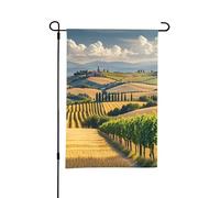 Bandiere da giardino 30 × 45 CM Bandiere di benvenuto verticali Italia flas toscana doppia faccia bandiera giardino cortile banner decorativi esterni per tutte le stagioni Holiday Yard Fattoria
