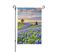 Bandiere da giardino 30 × 45 CM bandiere di benvenuto verticali Texas Bluebonnets paesaggio Flas bandiera da giardino a doppia faccia bandiera da giardino banner decorativi per tutte le stagioni