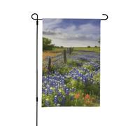 Bandiere da giardino 30 × 45 CM bandiere di benvenuto verticali Texas Bluebonnets paesaggio Flas bandiera da giardino a doppia faccia bandiera da giardino banner decorativi per tutte le stagioni