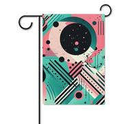 Bandiere da giardino 30,5 x 45,7 cm, double face, in iuta, con donne e bacche rosse, bandiere da cortile, bandiera di benvenuto, cartello da spiaggia, bandiere decorative per tutte le stagioni