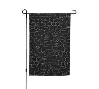 Bandiere da giardino 30,5 x 45,7 cm verticali su entrambi i lati bandiera da cortile scienza chimica illustrazione bandiera giardino estate fattoria bandiere di benvenuto per decorazioni esterne