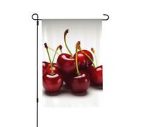 Bandiere da giardino, 71 x 101 cm, bandiera verticale da giardino invernale, piccola bandiera decorativa con ciliegie cilene, bandiera da giardino per tutte le stagioni, decorazione per cortile e