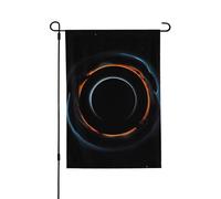 Bandiere da giardino, 71 x 101 cm, bandiera verticale da giardino invernale su entrambi i lati, piccola bandiera decorativa misteriosa cosmica buchi neri, bandiera da giardino per tutte le stagioni