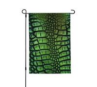 Bandiere da giardino, 71 x 101 cm, bandiera verticale da giardino invernale su entrambi i lati, piccola bandiera decorativa in pelle di coccodrillo, bandiera da giardino per tutte le stagioni