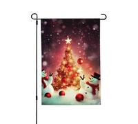 Bandiere da giardino, 71 x 101 cm, bandiera verticale da giardino invernale su entrambi i lati, piccola bandiera decorativa Buon Natale, giardino, cortile, bandiera per tutte le stagioni, decorazione