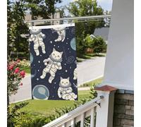 Bandiere da giardino a doppia faccia da 0,9 x 0,9 m Banner per esterni/interni Brezza bandiere divertenti gatto astronauta benvenuto banner per giardino casa vacanza decorazione casa bandiera giardino