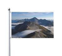 Bandiere da giardino a doppia faccia da 0,9 x 1,5 m, bandiera per esterni/interni Brezza bandiera vette e creste banner di benvenuto per giardino casa vacanza decorazione casa bandiera giardino