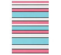 Bandiere da giardino a righe blu rosa per esterni graziose bandiere da cortile su entrambi i lati decorazioni per patio prato cortile 30,5 x 45,7 cm