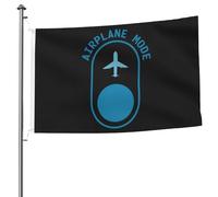 Bandiere Da Giardino Airplane Mode Bandiera Da Cortile Antivento Banner Giardino Impermeabile Bandiere Decorative Per Giardino Esterna Sport 90X150 CM