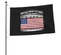 Bandiere Da Giardino American Our Doesn'T Fly From The Wind Moving It, It Flies From The Last Breath Bandiere Decorative Impermeabile Outdoor Bandiera Decorazione Banner Giardino 90X150 CM